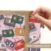 Cassette - Patroon - Roze Light Box met batterij (Wandlamp) middel 907 -USP_websiteprintNL