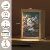 Kitten - Illustratie - Bloemen - Natuur - Kat Light Box met kabel klein -USP_NL