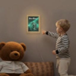 Vrachtwagen - Stad - Groen - Neon Light Box met kabel (Kinderlampje) klein -sfeer4a_kind