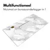 Wit - Marmer - Bruin Muismat XXL klein 681 -sfeer4