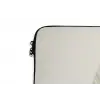 Schelp - Quote - Groen laptophoes neopreen klein -detail