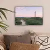 Vuurtoren - Duinlandschap - Zee canvas 2cm klein -sfeer1