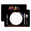 Tulpen - Kleuren - Hout - Vaas Placemat vinyl groot -zzsfeer2_Kitchenyeah-website