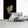 Mais - Eten - Goud - Zwart fotobehang vinyl groot -slaapkamer