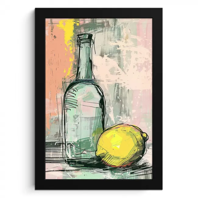 Stilleven met Citroen KitchenYeah - Keuken - Fotolijst klein -3d