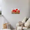 Bloeipracht van Klaprozen Tuinposter op houten frame 2 cm dik klein -sfeer1