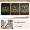 Vrouw - Groen - Bril - Aesthetic - Modern Light Box met kabel (Tafellamp) klein -USP_dimbaarNL