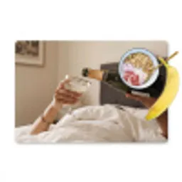 Champagne - Bed - Bubbels Placemat vinyl groot -zzzproduct_Kitchenyeah-website