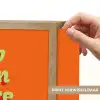 Oranje - Slow down you're doing fine - Retro Light Box met batterij (Wandlamp) middel -USP_websiteprintNL
