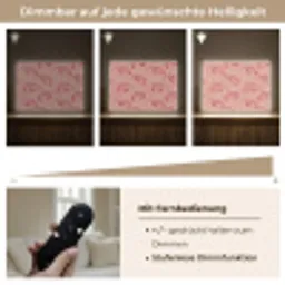 Garnalen - Stippen - Roze Light Box met batterij (Wandlamp) middel 907 -USP_dimbaarDE