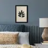 Laurierbladeren - Bloemknoppen - subtiel fotolijst zwart zonder passe partout klein -sfeer3
