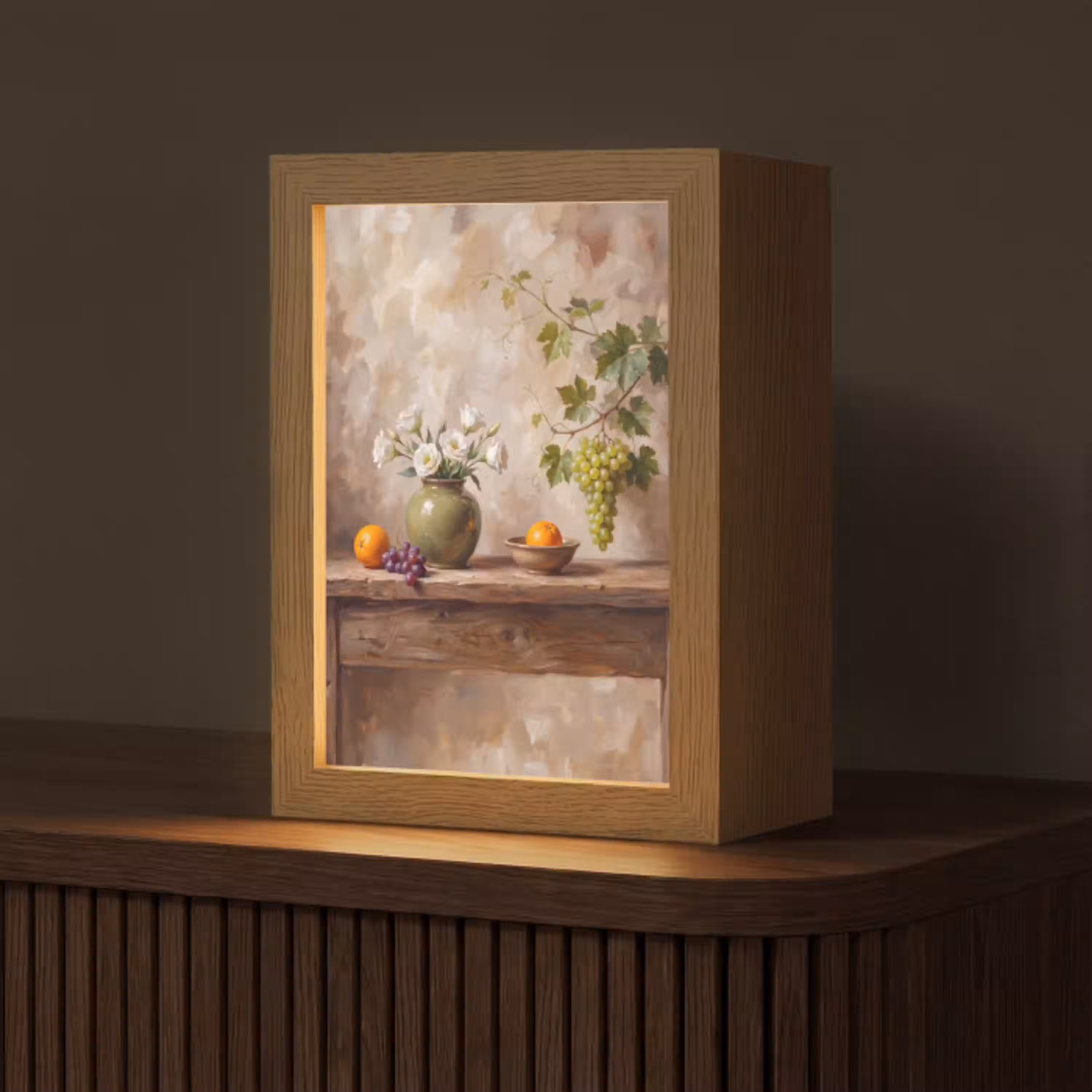 Bloemen - Fruit - Stilleven Light Box met kabel (Tafellamp) klein -z3d_website