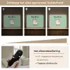 Alpaca - Bloemendiadeem - Groen Light Box met batterij (Wandlamp kind) middel -USP_dimbaarNL