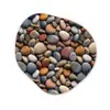 Kleuren - Matte - Stenen Wandcirkel Organisch Forex 3mm klein 629 -3d