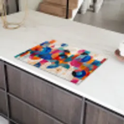 Kunst - Geometrisch - Abstract - Kleurrijk Inductie beschermer vinyl 3mm klein -sfeer8
