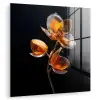 Bloem - Orchidee - Oranje plexiglas 5mm klein -zzzproduct_nieuw
