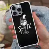 Glas spritz - Krijtletters - Ijsblokjes - Citroen Hoesje iPhone 16 Pro Max met koord klein -sfeer3