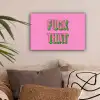 Tekst - Bold - Roze canvas 2cm klein -sfeer1