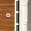 Roze marmer - Traditioneel Naambord Hexagon klein -sfeer3-hexagon-XS