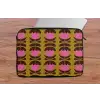 Abstract - Bloemen - Roze laptophoes neopreen klein 279 -tafel