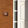 Verweerd metaal - Traditioneel Naambord Rechthoek middel -sfeer3-rechthoek-S