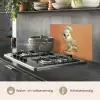 Kerkuil - Koksmuts - Oranje - Vogel keuken achterwand spatscherm klein -usp_NL