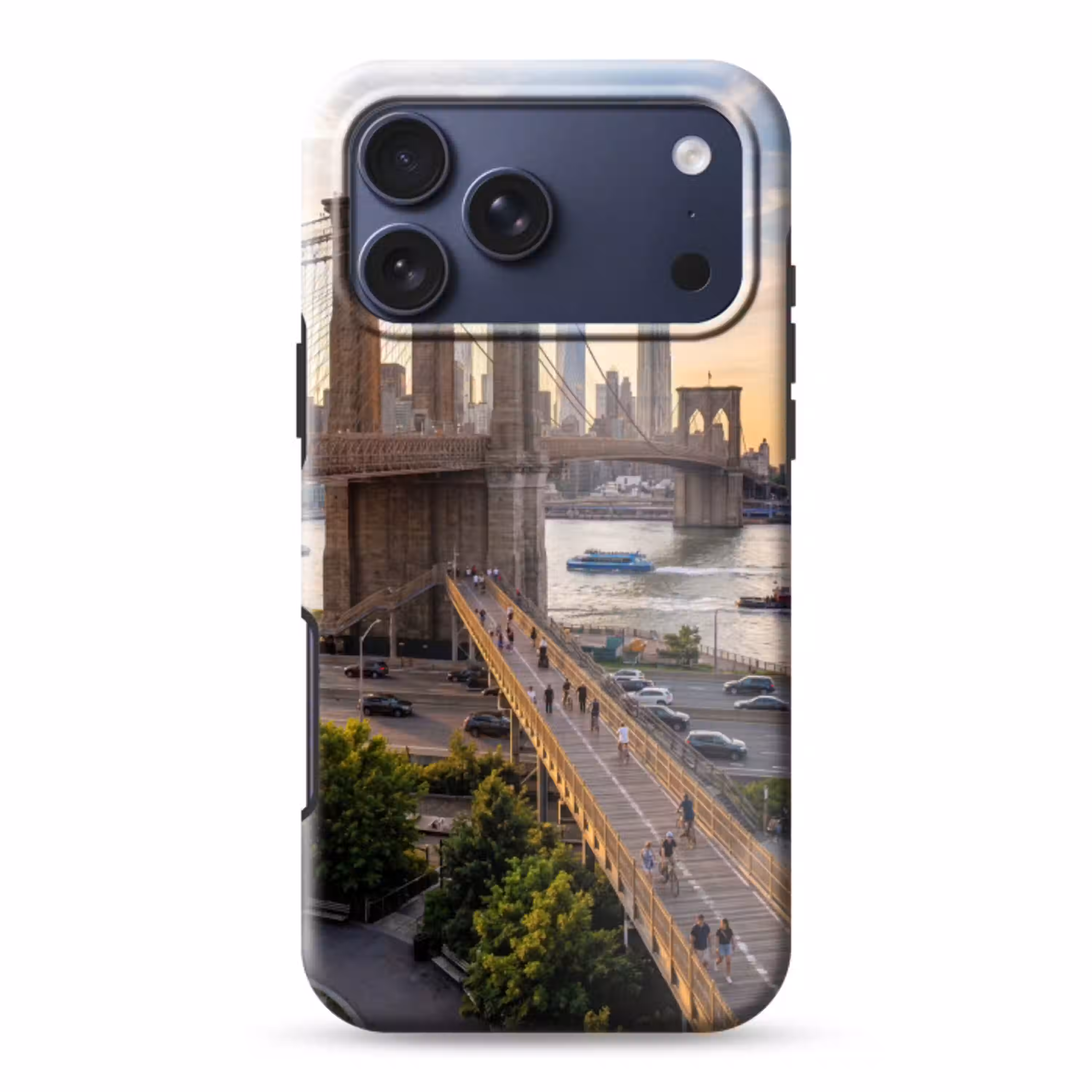Brug - Rivier - Stad - Zonsondergang - Architectuur Toughcase MagSafe Apple iPhone 17 Pro Max klein -3d