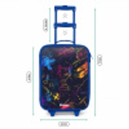 Neon sporttrofee design Kinderkoffer - Blauw klein -productfoto_formaten