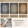 Botanisch - Dessin - Zwart - Beige Light Box met kabel (Tafellamp) klein 925 -USP_lichtkleurNL