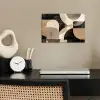 Abstract - Vormen - Modern - Beige poster papier klein -sfeer1