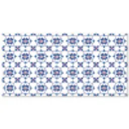 Modern - Patroon - Blauw - Roze Balkonbeschermer Duitsland klein 596 -zz_3d