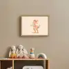 Dino - T-Rex - Oranje - Stippen Light Box met batterij (Wandlamp kind) middel -sfeer2_kind