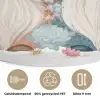 Kerst - Gnomen - Pastel Akoestische PET Vilt - Rond klein -closeup_NL