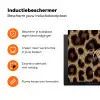 Luipaardprint - Bruin - Courage - Sierlijk Inductie beschermer vinyl 3mm klein -zzzzzzz-td-ups