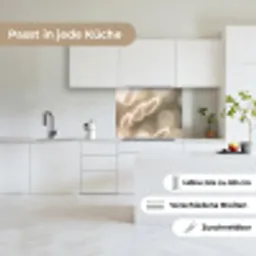 Hazestaartgras - Wit - Zonlicht keuken achterwand 2 middel -sfeer4_DE