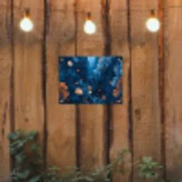 Koraalrif - Vissen - Oceaan - Blauw tuinposter los doek klein -sfeer1