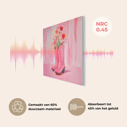 Roze - Bloemen - Cowboy PET vilt klein -USP_NL