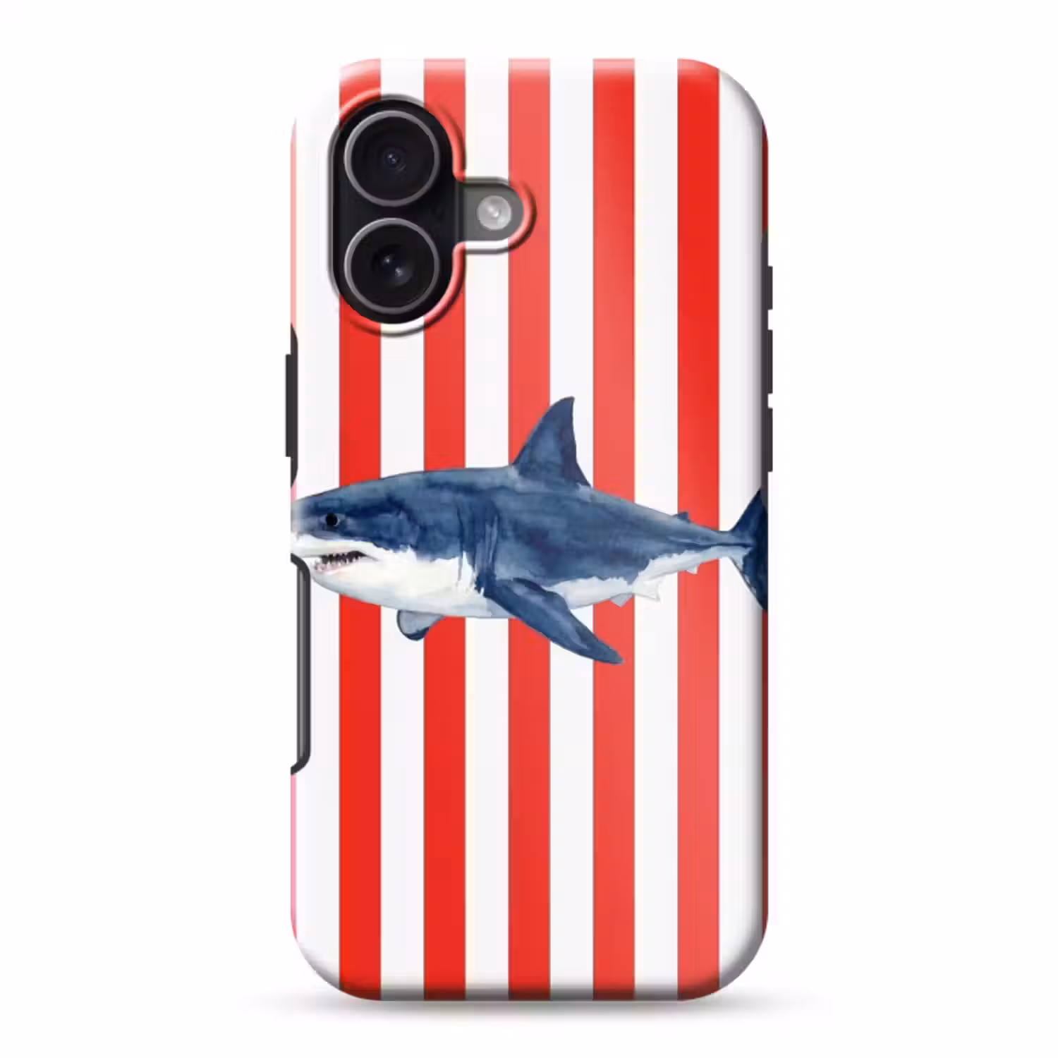 Telefoonhoesje Toughcase - Vis - Haai - Zee - Illustratie - Blauw