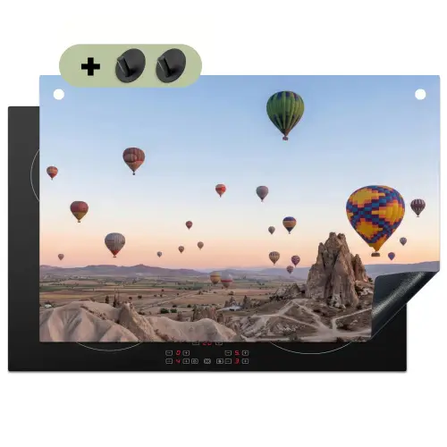 Luchtballonnen - Rotsen - Zonsopgang Inductie beschemer met haakjes klein -3d