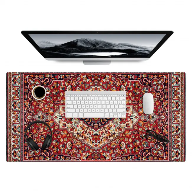 Desk Mat - Persian Carpet - Rug - Patterns - Red