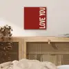 Schuin - Loveyou - Rood aluminium wit klein -sfeer3