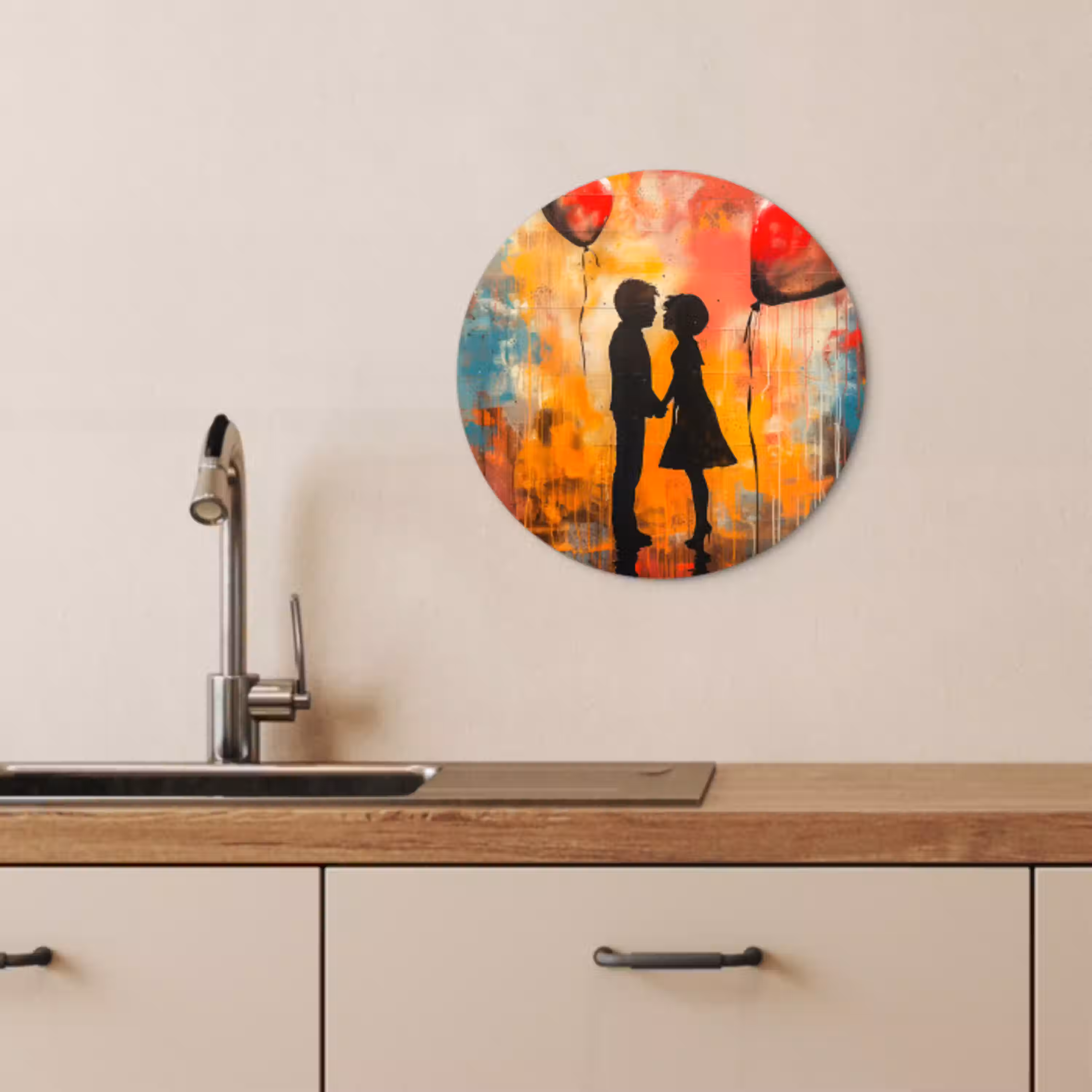 Gestolen Momenten KitchenYeah - Keuken - Wandcirkel Forex klein -sfeer3