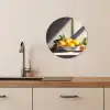 Citroenen - Stilleven - Geel KitchenYeah - Keuken - Wandcirkel Forex klein -sfeer3