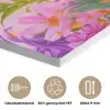 Vrouw - Abstract - Cirkel - Bloemen PET vilt klein -closeup_NL