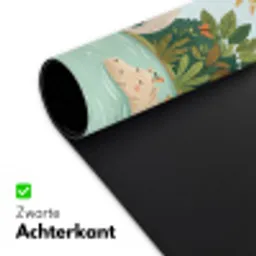 Jungle - Oase - Dieren - Kleurrijk Muismat XXL klein -sfeer2