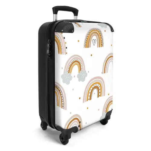 Regenboogregen NBS - Handbagage koffer - Unisex middel -productfoto_3d