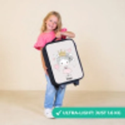 Kleine prinses met hartjes Kinderkoffer - Zwart klein -sfeer2_UK