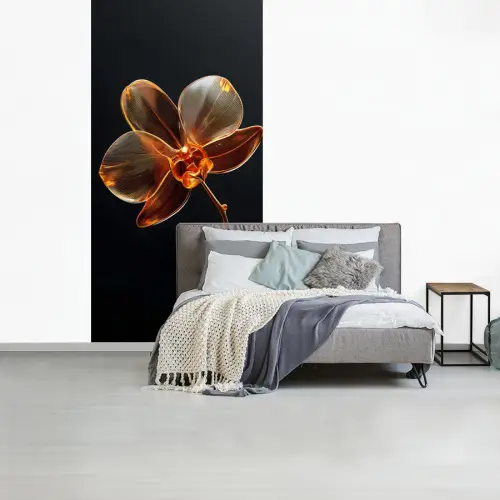 Orchidee - Doorzichtig - Bloem fotobehang vinyl groot -slaapkamer