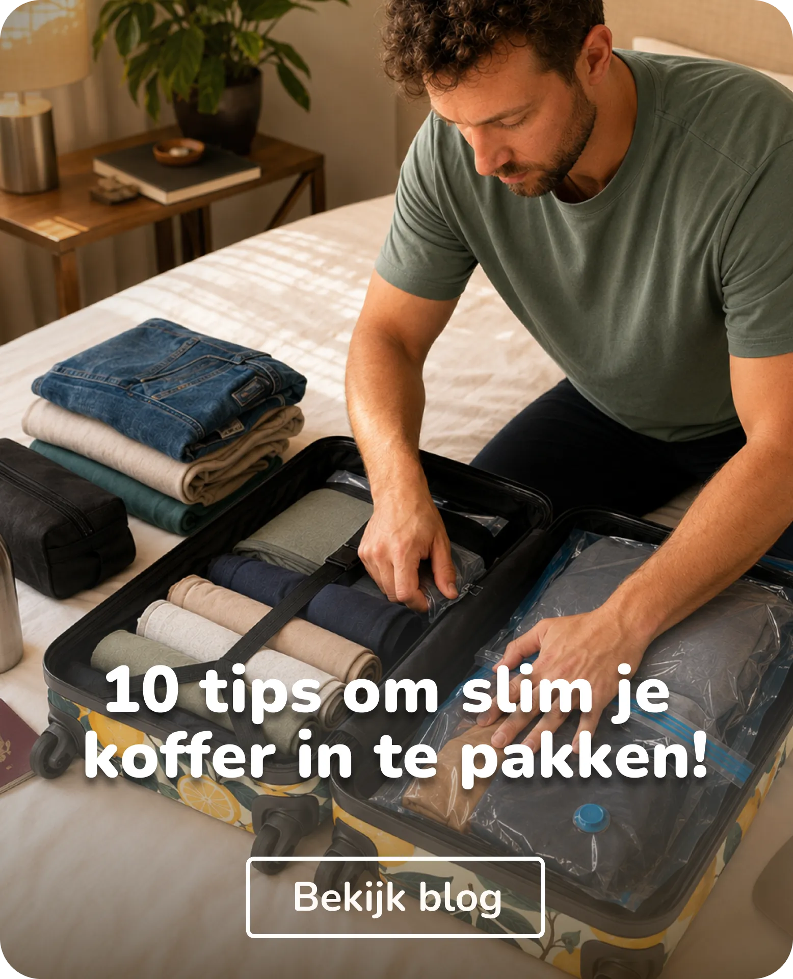 hoe pak je je koffer in