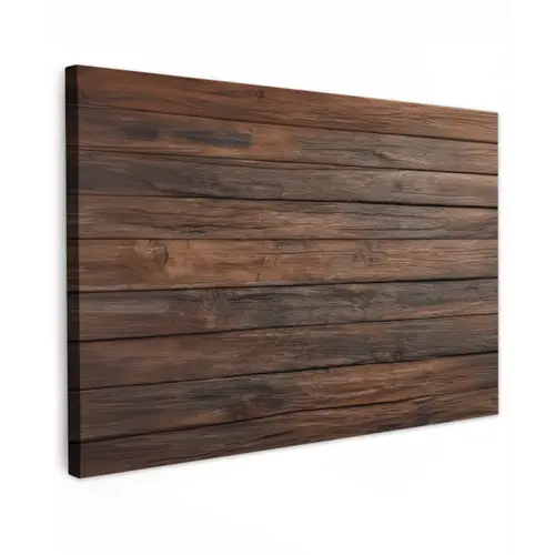 Houten plankpatroon - Warmte - Natuurlijk canvas 2cm klein -z3d